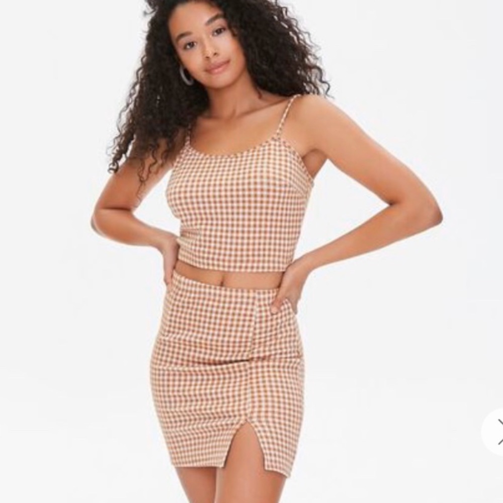 NWT forever21 cami and skirt combo